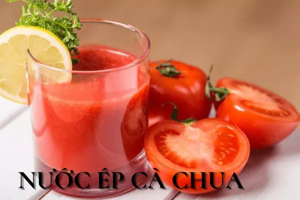  Nước giải rượu cà chua có tác dụng kích hoạt enzyme nhanh chóng chuyển hoá rượu ra khỏi cơ thể